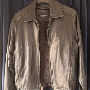Marc New York Men's Leather Jacket - Medium
